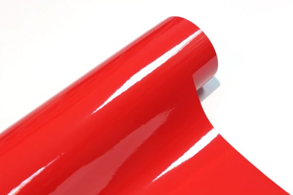 Пленка красный суперглянец (с защитным слоем)