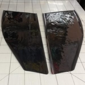 Съемная силиконовая тонировка на 2 стекла для Mitsubishi ASX I