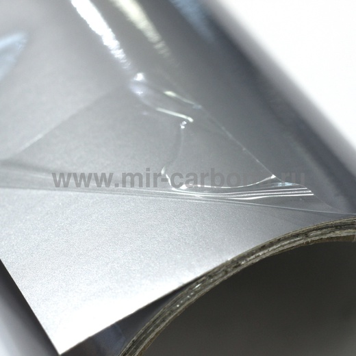 Пленка серебро суперглянец (с защитным слоем)